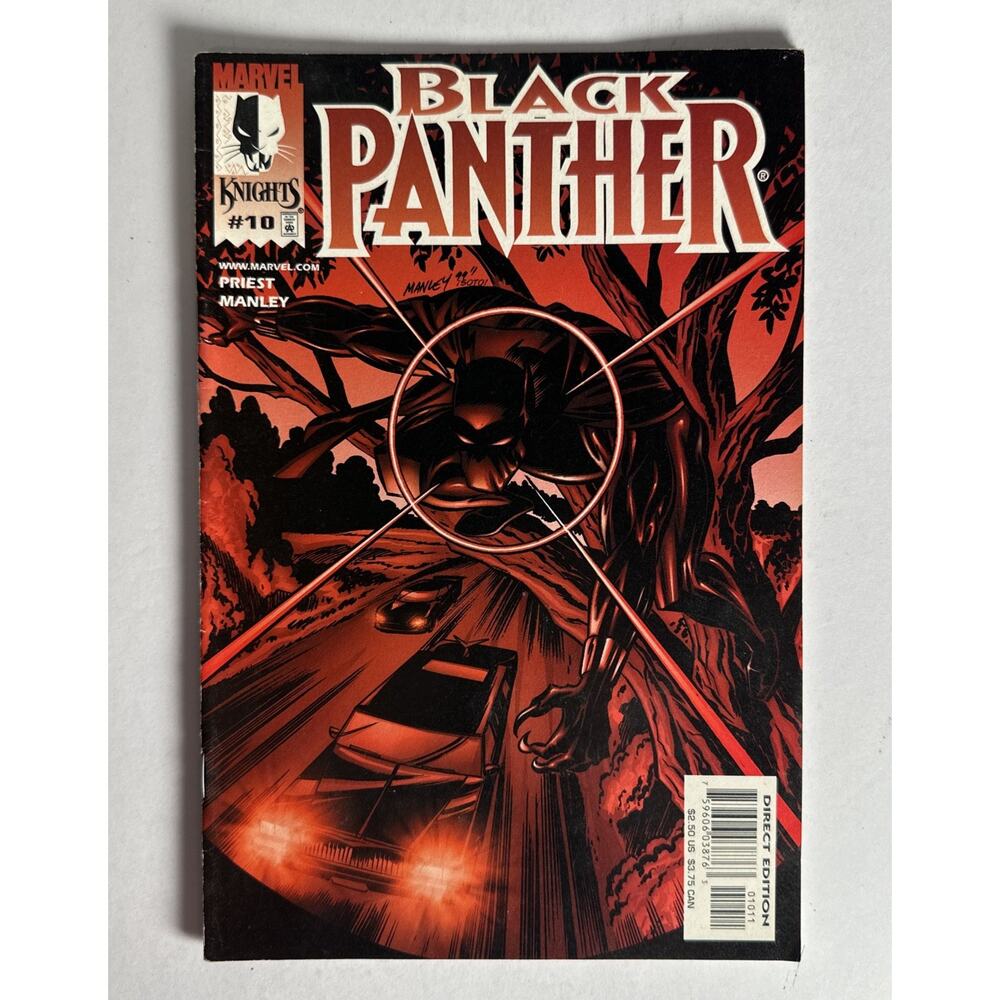 BLACK PANTHER #10 (9.2-9.4)PRIEST/MANLEY/Marvel Knights 1999 Vol. 2